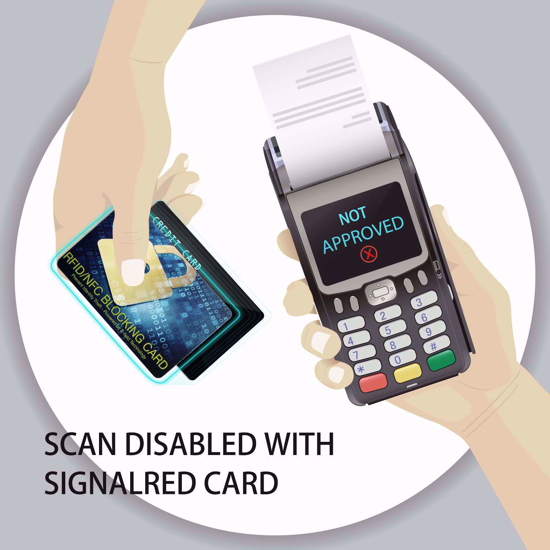 Poza cu Card protectie contactless RFID si NFC pentru protejarea cardurilor bancare si pasapoartelor cu cip RFID - Smart -X- pachet cu 3 bucati