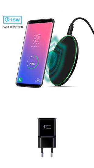 Poza cu Set 4 buc : Incarcator car Automatic sensor, 15W,fast wireless chargers universal,super fast