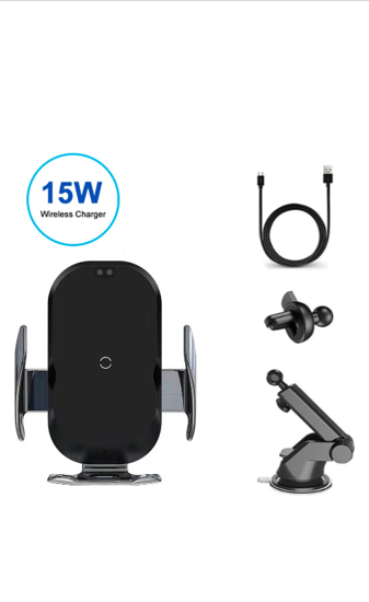 Poza cu Set 4 buc : Incarcator car Automatic sensor,15W,fast wireless chargers universal,