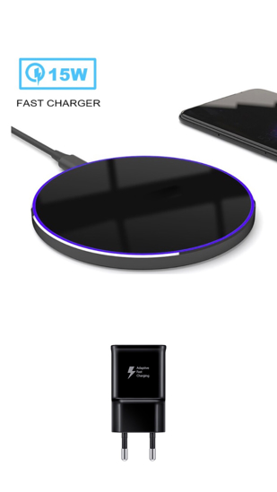 Poza cu Set 4 buc : Incarcator car Automatic sensor,15W,fast wireless chargers universal,