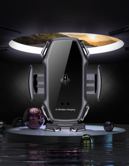 Poza cu Suport Wireless Telefon Masina 15W,Original , smart sensor ,Incarcator fast charge