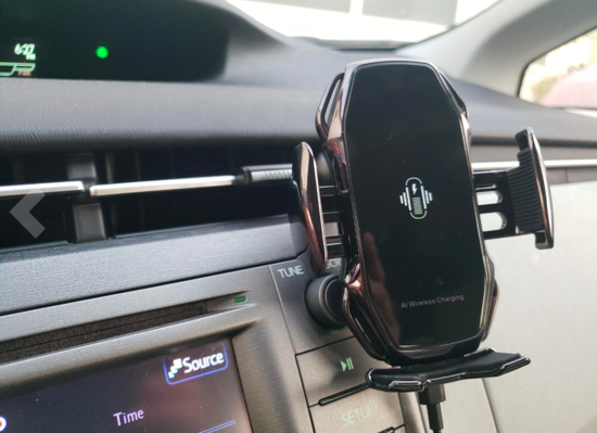 Poza cu Suport Wireless Telefon Masina 15W,Original , smart sensor ,Incarcator fast charge