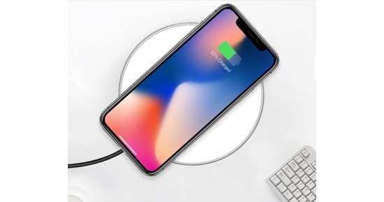 Poza cu Incarcator wireless fast charge EFOX, Aluminum Ultra Slim 15W, white+Incarcator FAST Chargers 18W 3.0