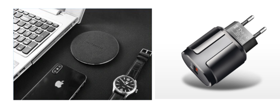 Poza cu Incarcator wireless fast charge 15W,,Ultra Slim 15W +Incarcator FAST Chargers 18W/3.0 -pentru samsung S20/20ULTRA/S20PLUS