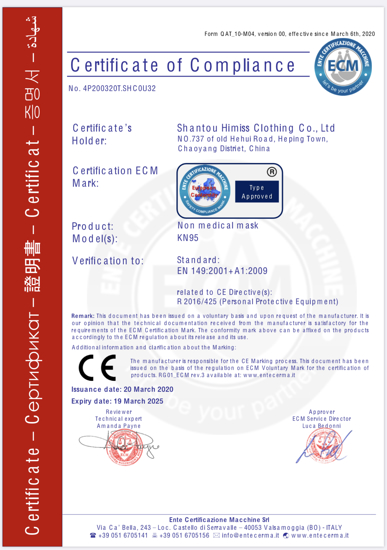 Poza cu Set 10 masti de protectie,  KN95/FFP2 ,5 straturi, KN95,Plus 1 Buc Cutie Portabile Pentru Depozitare NEGRU