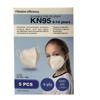Imagine Set 10  buc masca pentru copii e-smartgadget KN95 FFP2 alb plus 1 buc cutie portabile pentru depozitare ,6-14 ani