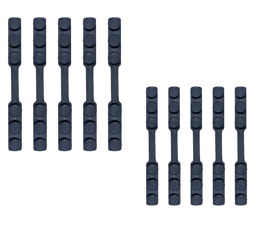 Imagine Bretele de sustinere pentru Masti  KN95 , Set 10 buc - NEGRU
