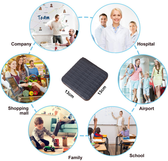 Poza cu Set 10 bucati Masca de protectie KN95 FFP2 plus 4 bucati cutii portabile pentru depozitare,negru -EX2