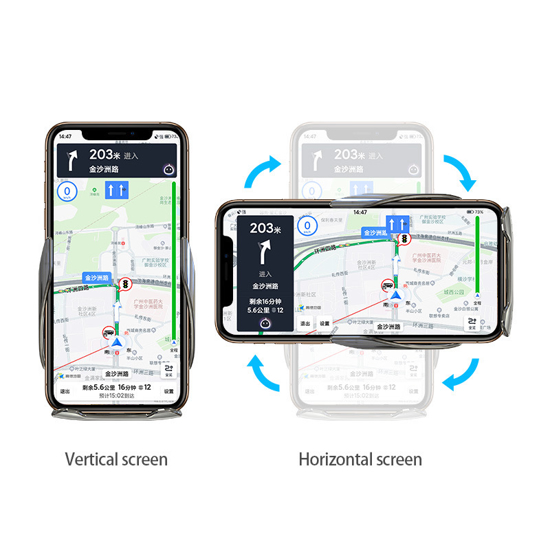 Poza cu E-smartgadget ,  3in1 Incarcator Auto Wireless 15W, FAST CHARGE, DELUXE X7 , Smart sensor ,universal IPHONE ,SAMSUNG,HUAWEI