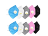 Imagine Set 10 masti de protectie KN95 FFP2 cu Valve multicolor