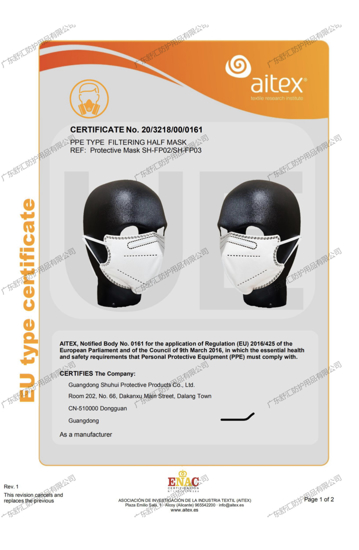 Poza cu Set 10 masti de protectie KN95 FFP2 pentru copii 4-12 ani