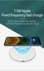 Imagine Incarcator wireless Fast Charge cu incarcare rapida 15W ,e-smartgadget®,alb