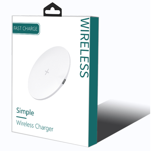 Poza cu Incarcator wireless Fast Charge cu incarcare rapida 15W ,e-smartgadget®,alb