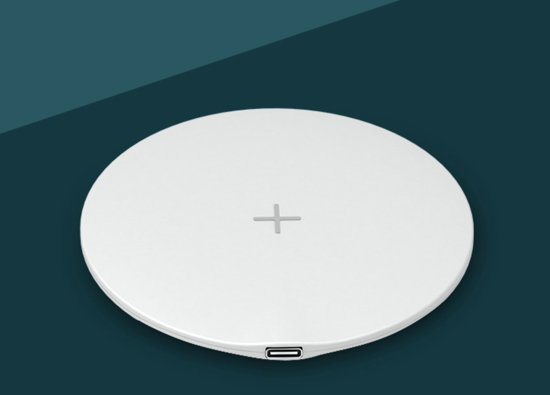 Poza cu Incarcator wireless Fast Charge cu incarcare rapida 15W ,e-smartgadget®,alb