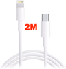 Imagine Set Incarcator Fast Charge APPLE   20W pentru iPhone 12pro /12 Pro Max/12mini  si cablu de date 2m Type-C-Lightning