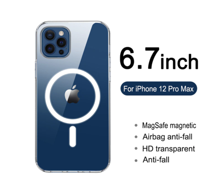Husa de protectie  Clear Case MagSafe pentru iPhone 12 Pro Max