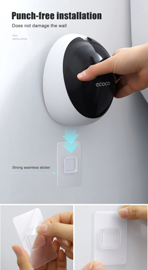 Poza cu Set Perie silicon pentru toaleta cu suport hartie igienica cu raft de depozitare dispenser