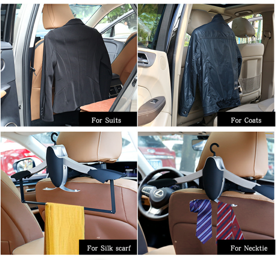 Poza cu Cuier pentru tetiera universal, deluxe ,3in1multifunctional, plus carlig suport cumparaturi