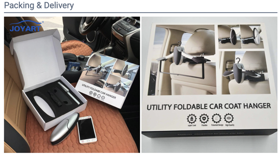 Poza cu Cuier pentru tetiera universal, deluxe ,3in1multifunctional, plus carlig suport cumparaturi