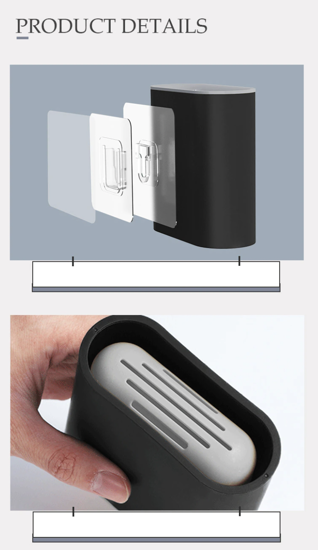 Poza cu Perie Silicon Pentru Toaleta Cu Suport YKM,Negru