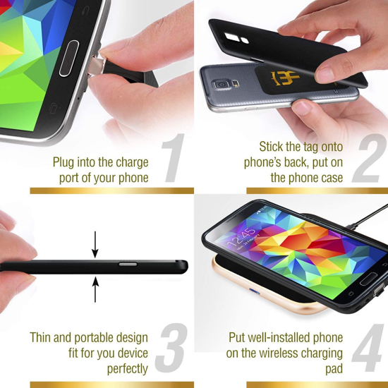 Poza cu Set 3in1 Incarcator Wireless 15W slim pad Super Fast Charge wireless receiver typ-C 10w fast