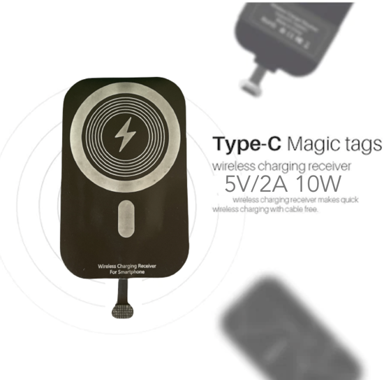 Poza cu Super Fast Charge wireless receiver typ-C 10w fast
