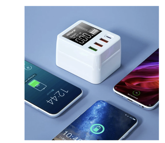 Poza cu 40W Quick Charge USB Charger Wall Travel Phone Adapter Fast Charger PD USB C Charger For iPhone 13 12 Xiaomi Huawei Samsung