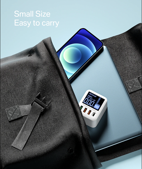 Poza cu 40W Quick Charge USB Charger Wall Travel Phone Adapter Fast Charger PD USB C Charger For iPhone 13 12 Xiaomi Huawei Samsung