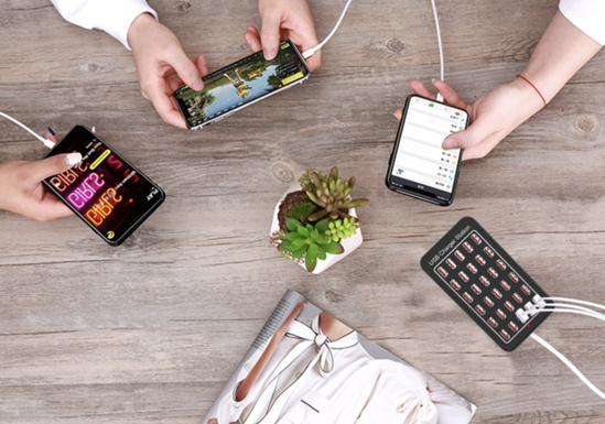 Poza cu Statie de incarcare 150W Smart cu 30 porturi USB 5V 30A si ventilator