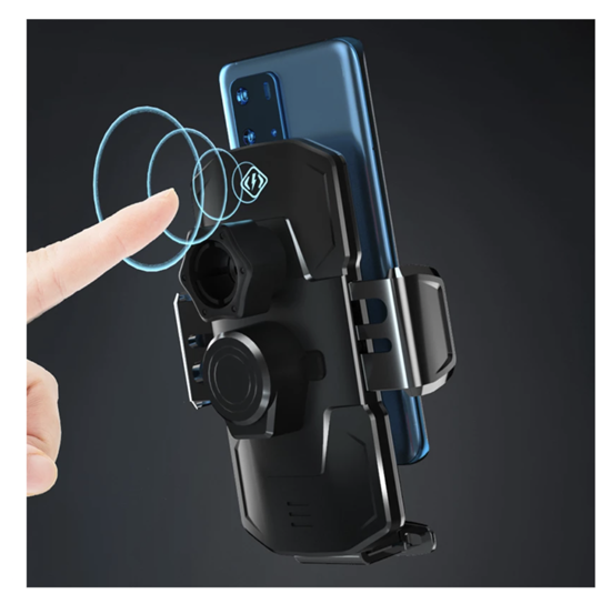 Poza cu 3in1 Incarcator Auto Wireless 15W, Fast charge, Universal, Smart Sensor, Universal, Samsung, iPhones, Huawei