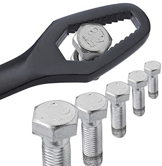 Poza cu Set 2 bucati, cheie Universal torx dublu cap de autostrangere, metal, 8-22mm,include manusi