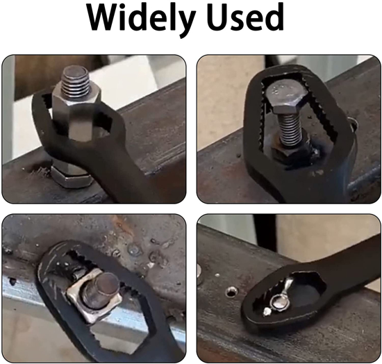 Poza cu Set 2 bucati, cheie Universal torx dublu cap de autostrangere, metal, 8-22mm,include manusi