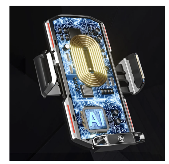 Poza cu Set 3 buc, Incarcator auto fast wireless chargers, 15W, Automatic SMART sensor,universal,Samsung, IPhone, Huawei