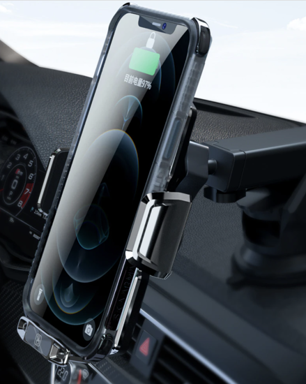 Poza cu Set 3 buc, Incarcator auto fast wireless chargers, 15W, Automatic SMART sensor,universal,Samsung, IPhone, Huawei