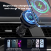 Imagine Incarcator Magnetic Wireless Auto QUANDES®, 15W Fast Charge, compatibil iPhone 14/13/12/11 Pro Max