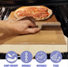 Imagine Set 3 buc Paleta Glisanta Pentru Pizza Cu Maner 55 X 30 Cm, Set Pentru Servire Branzeturi cu 4 Ustensile, Foarfeca Pentru Pizza