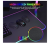 Imagine Mouse Pad gaming QUANDES®, RGB, 15 moduri LED, Baza din cauciuc antiderapant, 800 x 300 x 4mm, Negru