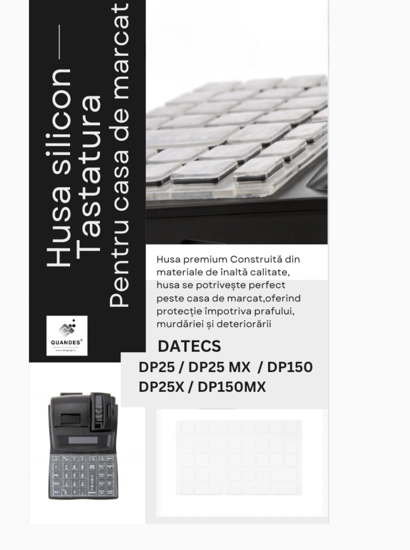Poza cu Husa silicon pentru tastatura Datecs DP25/DP25 MX /DP150/DP25X
