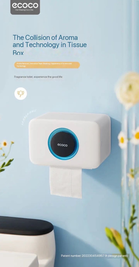 Poza cu Set Perie silicon pentru toaleta cu suport hartie igienica cu raft de depozitare dispenser, 3 buc aromatherapie parfumat