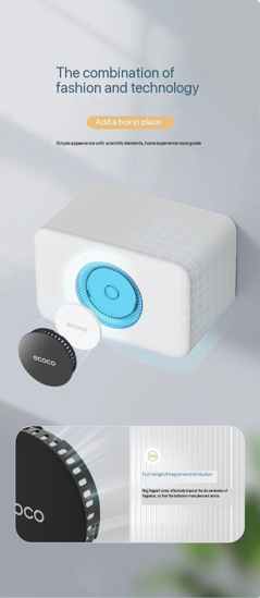 Poza cu Set suport hartie igienica cu raft de depozitare, perie silicon pentru toaleta, suport de perete pentru uscator de par, 3 bucati aromoterapie