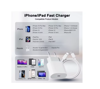 Imagine Pachet 4 buc Incarcator Fast Charge 20W usb C, pentru iPhone 15pro, 14, 13 12 Pro Max, 1 Cablu de date USB-C - C, 60w, USB-C Lightning, 37w, Adaptor auto USB-C, 20W