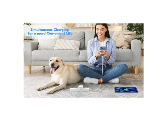 Poza cu Kit Incarcator Dual USB-C 40W Fast Charger, 2 Cablu date USB-C-C 60W, 1M, incarcator auto Dual USB-C-C 60W, Compatibil cu iPhone16, 16 pro max, QUANDES®