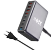 Imagine Statie de Incarcare Rapida 320W GaN III 8-in-1 QUANDES®, 4 USB-C & 4 USB-A, PD 100W, Compatibila cu Laptop, MacBook, iPhone 16/15/14/13/12 Galaxy S24/S23 si Multe Alte Dispozitive Android, Portabila