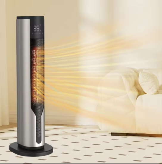 Poza cu Incalzitor, incalzire rapida PTC, poate fi temporizat, putere mare 2000w, telecomanda, reglare cu 3 viteze, panou digital, protectie de siguranta, QNDSF1