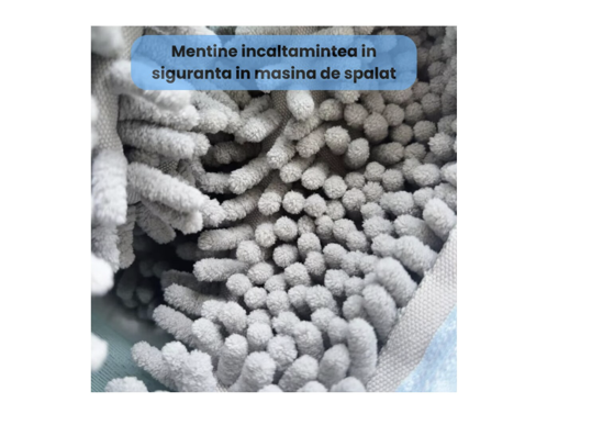 Poza cu Kit 2 Saci pentru Spalarea Incaltamintei, Inchidere Sigura, Reutilizabili, 4 Huse pentru protectie incaltaminte, QUANDES®, gri