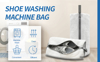 Imagine Kit 2 Saci pentru Spalarea Incaltamintei, Inchidere Sigura, Reutilizabili, 4 Huse pentru protectie incaltaminte, QUANDES®, Crem