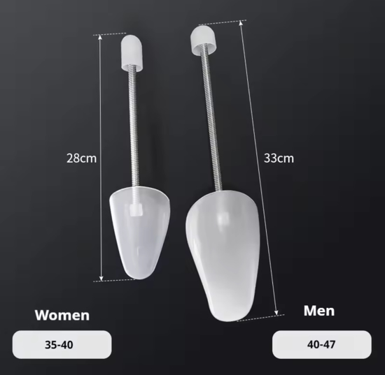 Poza cu Kit 2 Saci pentru Spalarea Incaltamintei, Compartiment dublu, Reutilizabili, QUANDES®, 4 Set sanuri pantofi cu arc flexibil, Marimea 35 - 39, 40-47, Alb, 4 Huse protectie incaltaminte