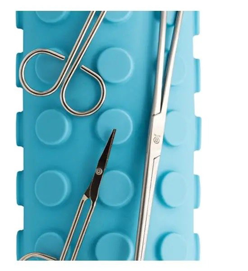 Poza cu Placa magnetica pentru instrumente sanitare, dimensiune 300x400 mm, albastru