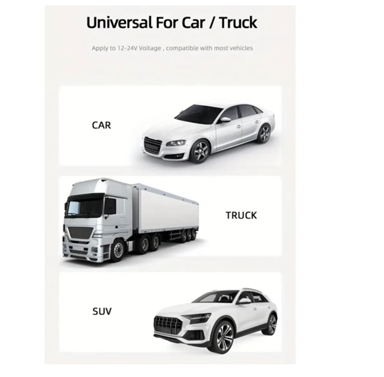 Poza cu Kit incarcator auto Dual fast charger USB-C-C 60W, Cablu date USB-C-C 60W, USB-C-ligth 37W, 1M, Compatibil cu iPhone 17, 16, 15, 14, 13, 12 pro max, QUANDES®