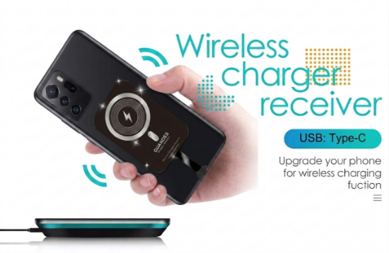 Poza cu Set 4in1 Incarcator Wireless super Fast Charging 30W, Pad QI, 25W adaptor PD usb-c, Wireless receptor Typ-C 10w Fast, Universal, compatibil pentru Samsung, Huawei, oppo, Xiaomi, QUANDES®
